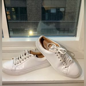 Thursday white leather sneakers size 9